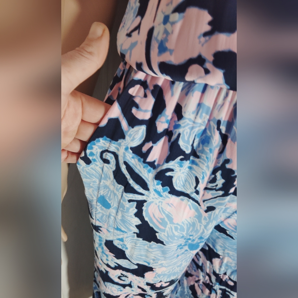 LILLY PULITZER, Pim Floral Jumpsuit. Size XXS - Picture 4 of 9